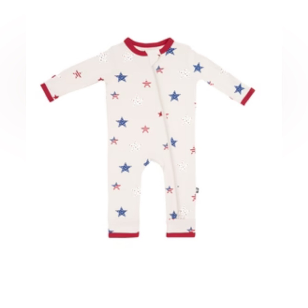 Kyte BABY Liberty Zippered Romper - 2T - NWT
